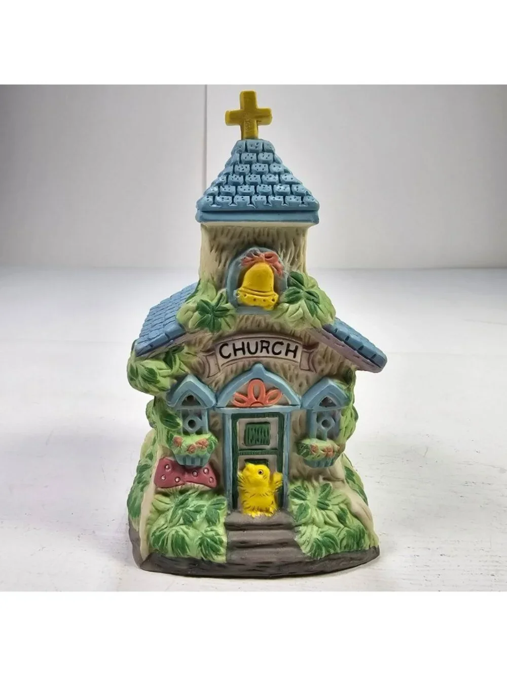Easter Jubilee Porcelain Bunny House Church with Original Box 7
